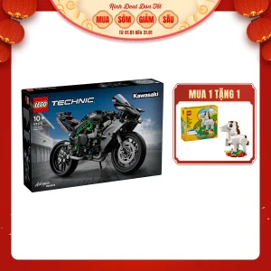 Đồ chơi lắp ráp Xe mô tô thể thao Kawasaki Ninja H2®R LEGO TECHNIC 42170